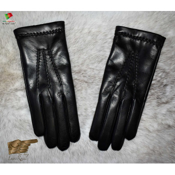 Men Leather Gloves (H182018)