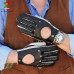 Men Leather Driving Gloves With Crochet (HCOCRO2020)