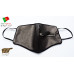 Leather Face Mask/Cover - Zip- Breathable (Leather_Mask_6_2020)