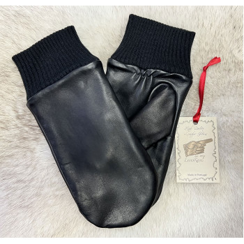 Unisex Leather Mittens (Mitten_20222)