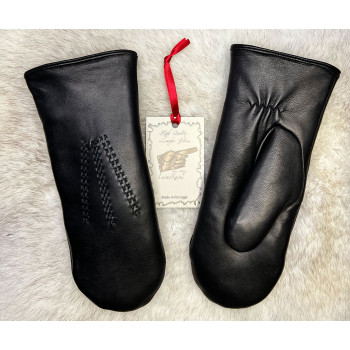 Ladies Leather Mittens (Mitten_2022)